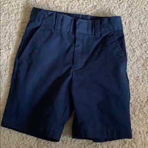 Blue uniform shorts